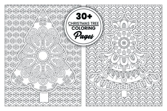 Bringing Festive Joy to Creative Workflows: The Christmas Tree Coloring Page with Flower