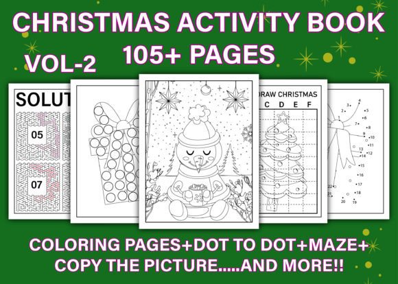Christmas Activity Book for Kids Vol-2: A Versatile Resource for Diverse Audiences