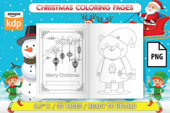 Christmas Activity Book Interior for Your KDP Publishing Project