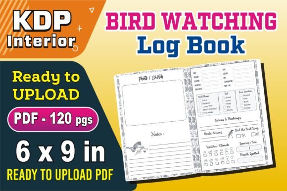 Evaluating a Bird Watching Log Book Interior for KDP Publishing