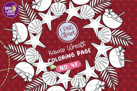 KDP Coloring Kawaii Beach Summer -47: A Professional Resource for Content Creators