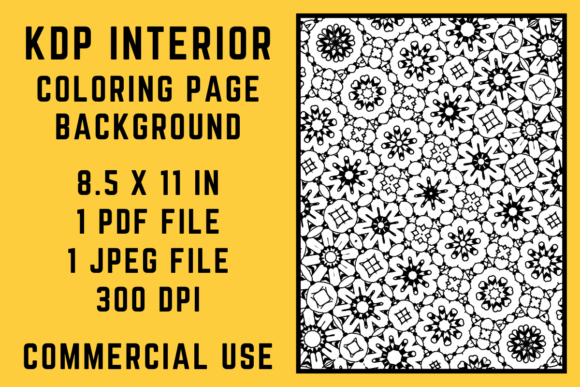KDP Interior Coloring Page Background 28: A Versatile Asset for Creative Projects