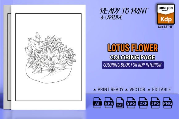 Lotus Flower Coloring Page Essentials