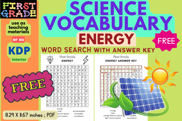 Spark Young Minds with the FREE Science Vocabulary Energy Puzzle