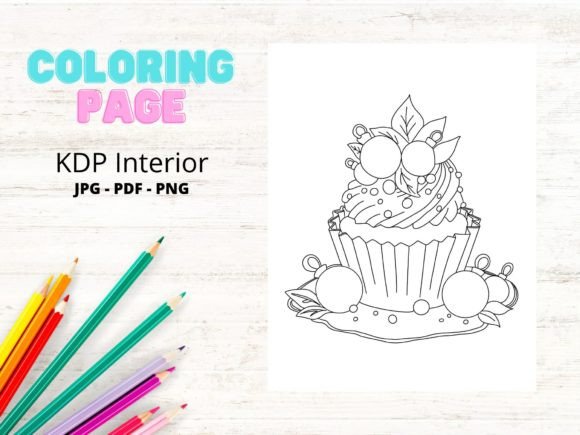 The Festive Flourishing: Unwrapping the Christmas Cupcake KDP Interior