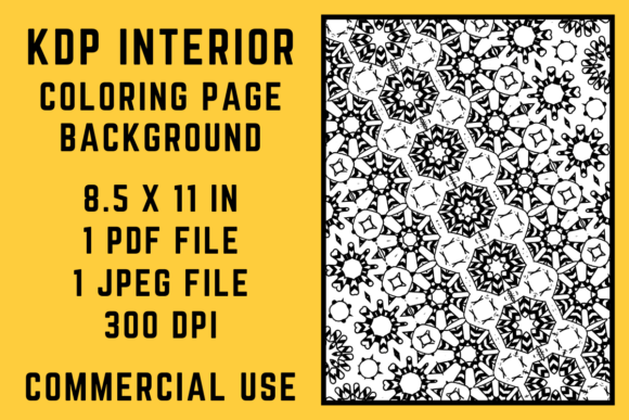 The Strategic Asset: Leveraging KDP Interior Coloring Page Background 13 for Creative and Commercial Success