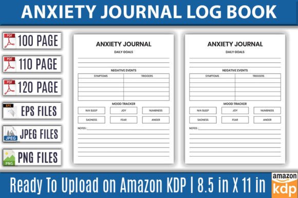 Understanding Anxiety Journal Log Book KDP Interior: A Tool for Mental Well-Being