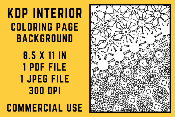 Your Creative Key: Unlocking KDP Interior Coloring Page Background 33