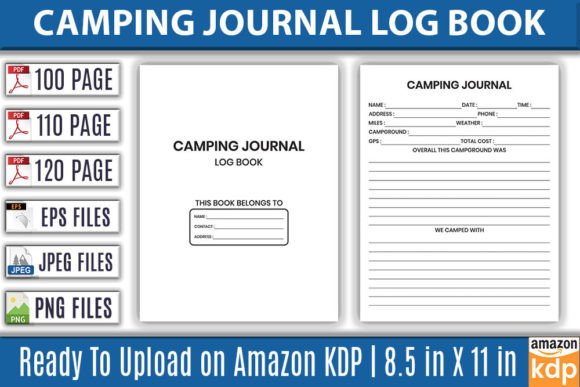 Your Guide to the Ultimate Camping Journal Log Book KDP Interior