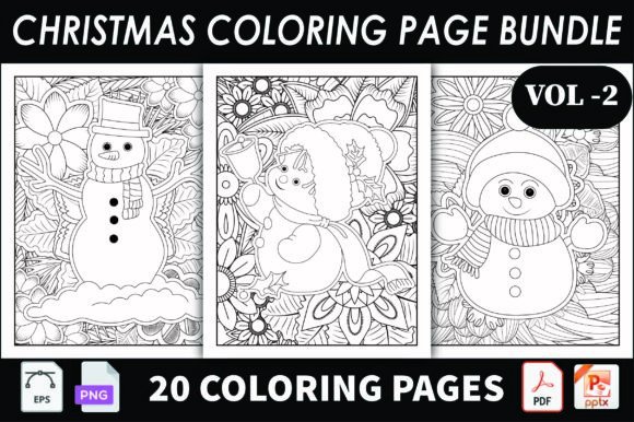 Your Ultimate Creative Asset: The Christmas Coloring Pages Bundle for KDP